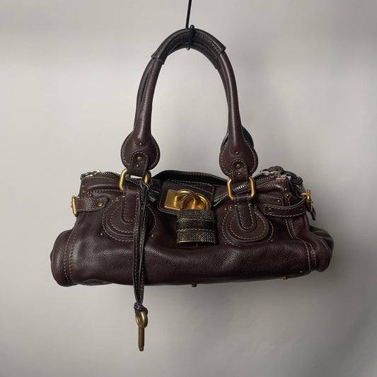 💎 Pre-owned CHLOÉ 2011 brown paddington bag Swarovski 💎