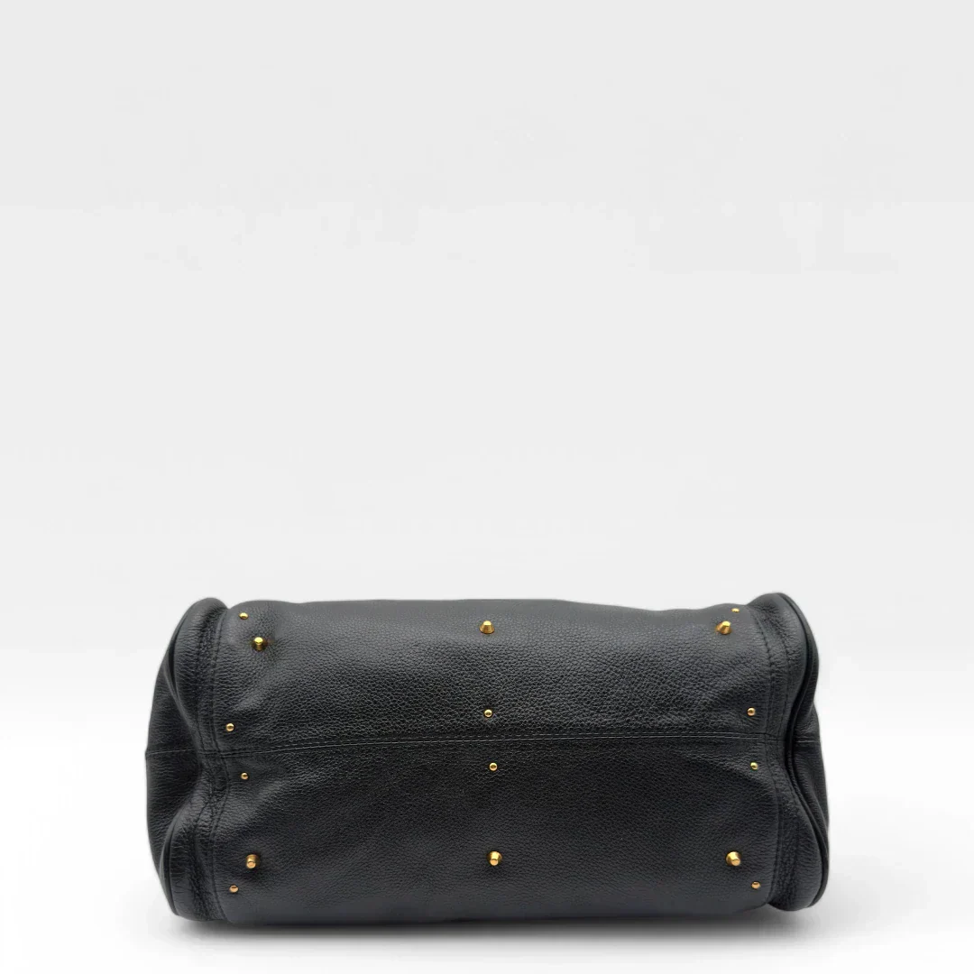 Chloé handbag Paddington gold hardware in black leather