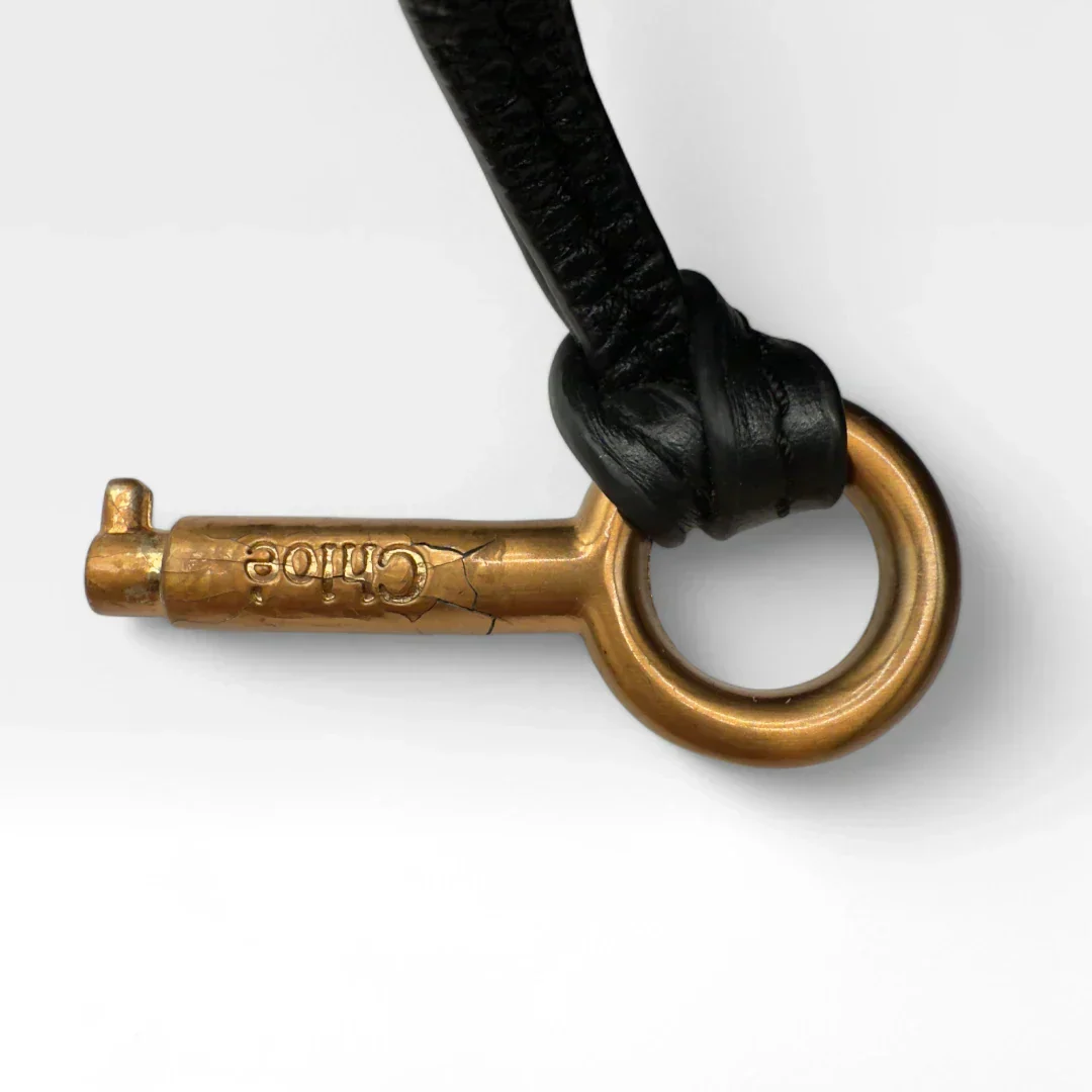 Chloé handbag Paddington gold hardware in black leather
