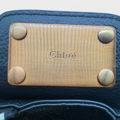 Chloé handbag Paddington gold hardware in black leather