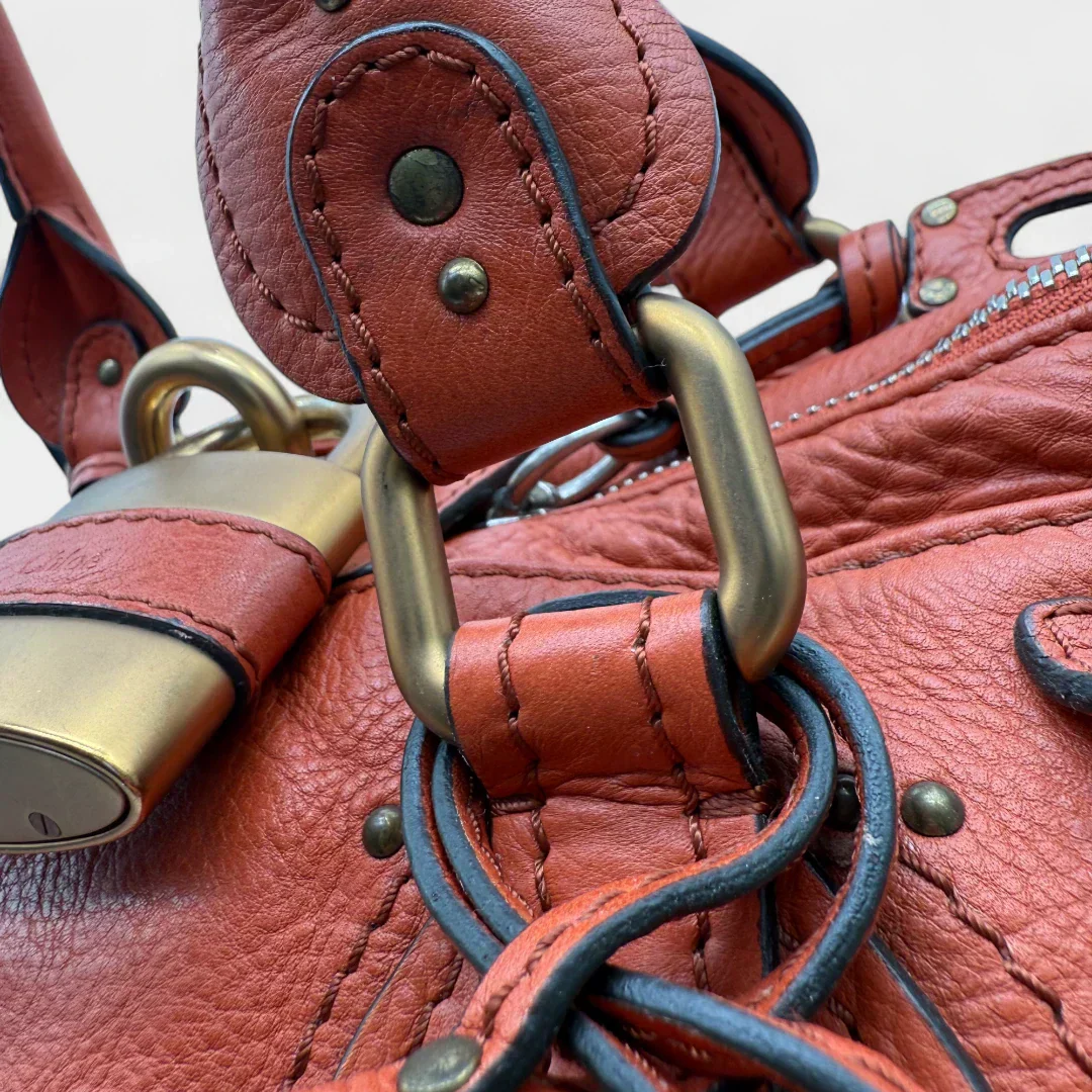 Chloé handbag Paddington orange