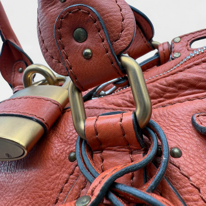 Chloé handbag Paddington orange
