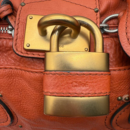 Chloé handbag Paddington orange