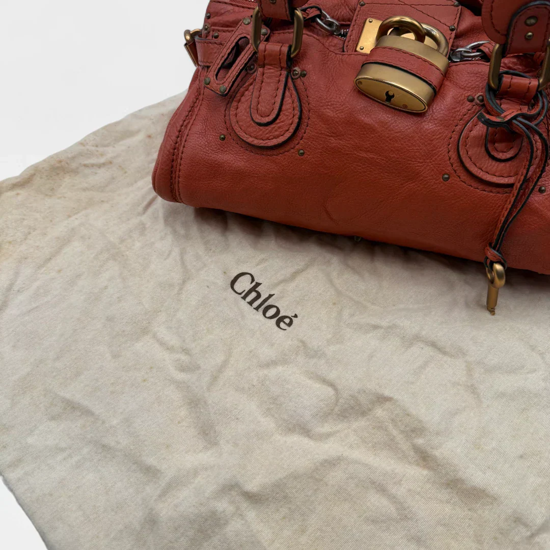 Chloé handbag Paddington orange