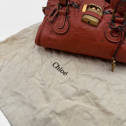 Chloé handbag Paddington orange
