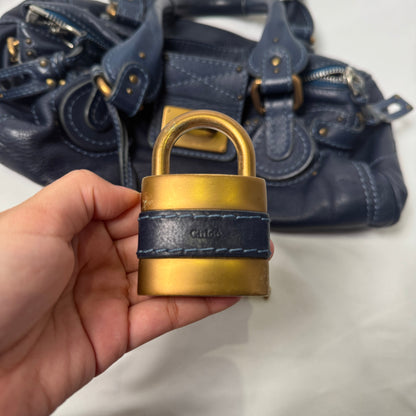 💎 Pre-owned CHLOÉ 2005 navy paddington 💎