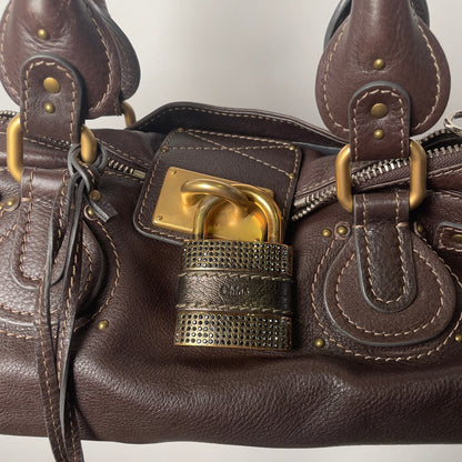 💎 Pre-owned CHLOÉ 2011 brown paddington bag Swarovski 💎