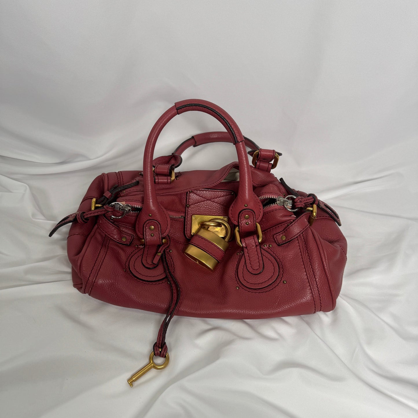 💎 Pre-owned Chloé 2009 pink paddington 💎