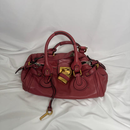 💎 Pre-owned Chloé 2009 pink paddington 💎
