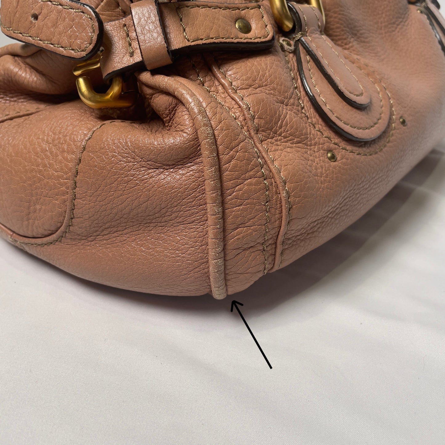 💎 Pre-owned CHLOÉ 2009 dusty rose paddington medium 💎