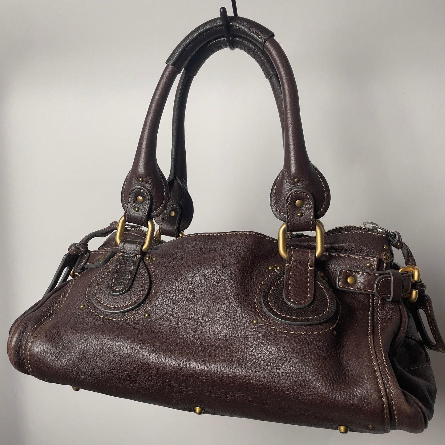 💎 Pre-owned CHLOÉ 2011 brown paddington bag Swarovski 💎