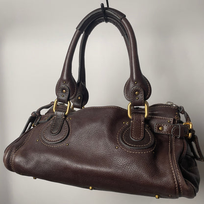 💎 Pre-owned CHLOÉ 2011 brown paddington bag Swarovski 💎