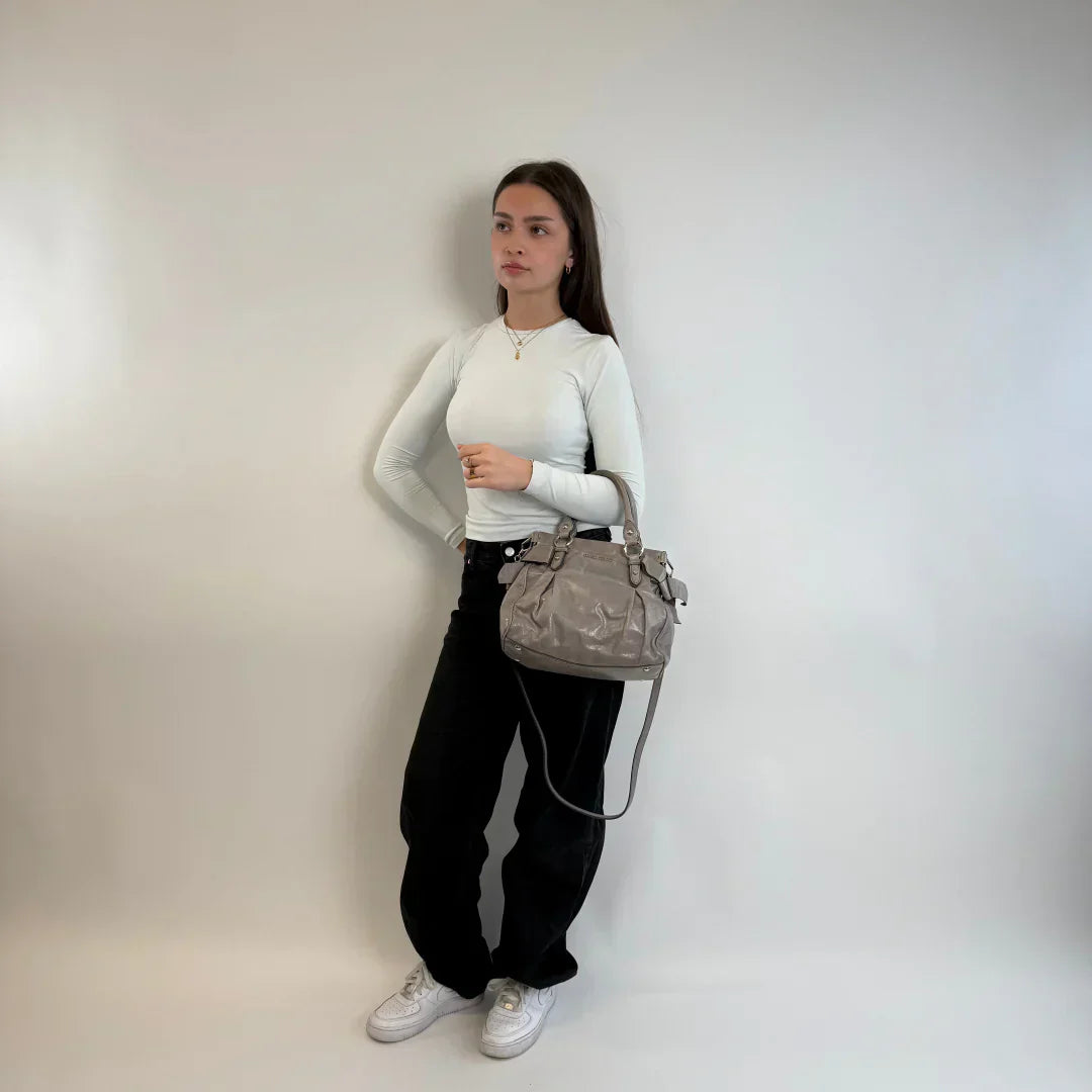Miu Miu handbag Vitello grey