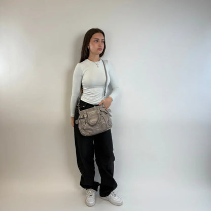 Miu Miu handbag Vitello grey