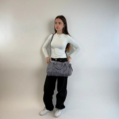💎 Pre-owned Miu Miu handbag Vitello Lux blue/lilac 💎