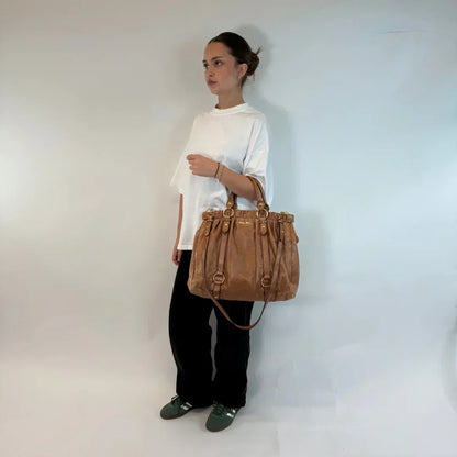 💎 Pre-owned Miu Miu Handtasche Vitello Lux groß 💎