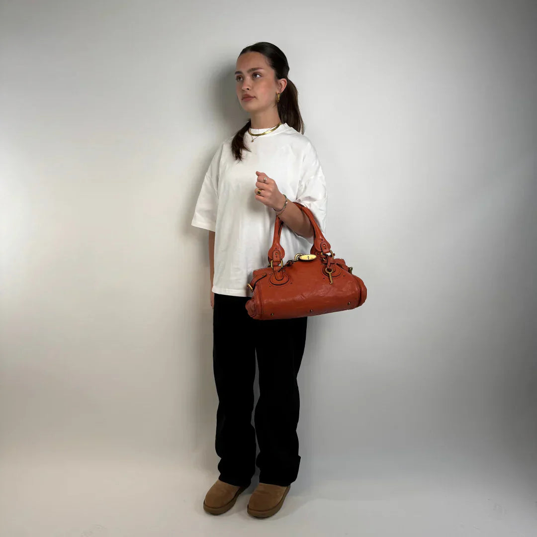 Chloé handbag Paddington orange