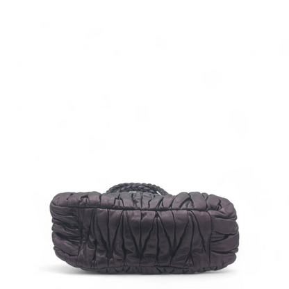 Miu Miu handbag Matelasse made of purple leather