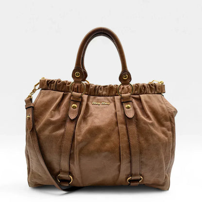 💎 Pre-owned Miu Miu Handtasche Vitello Lux groß 💎