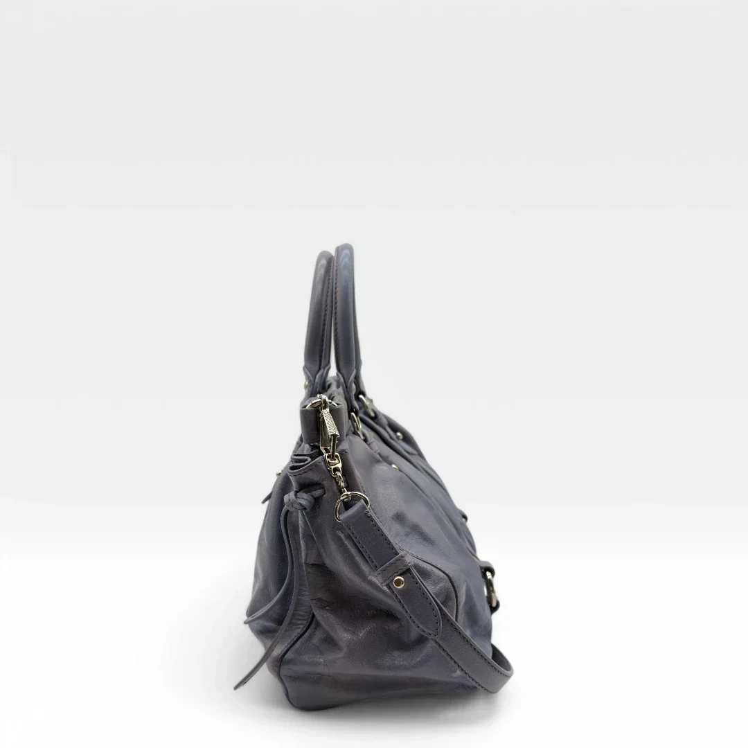 💎 Pre-owned Miu Miu handbag Vitello Lux blue/lilac 💎