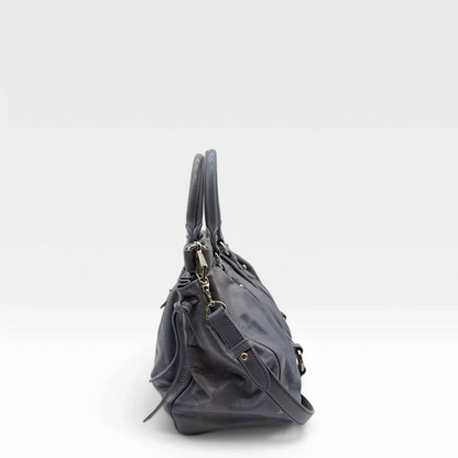 💎 Pre-owned Miu Miu handbag Vitello Lux blue/lilac 💎