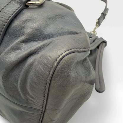 💎 Pre-owned Miu Miu handbag Vitello Lux blue/lilac 💎