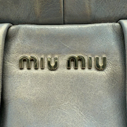 💎 Pre-owned Miu Miu handbag Vitello Lux blue/lilac 💎
