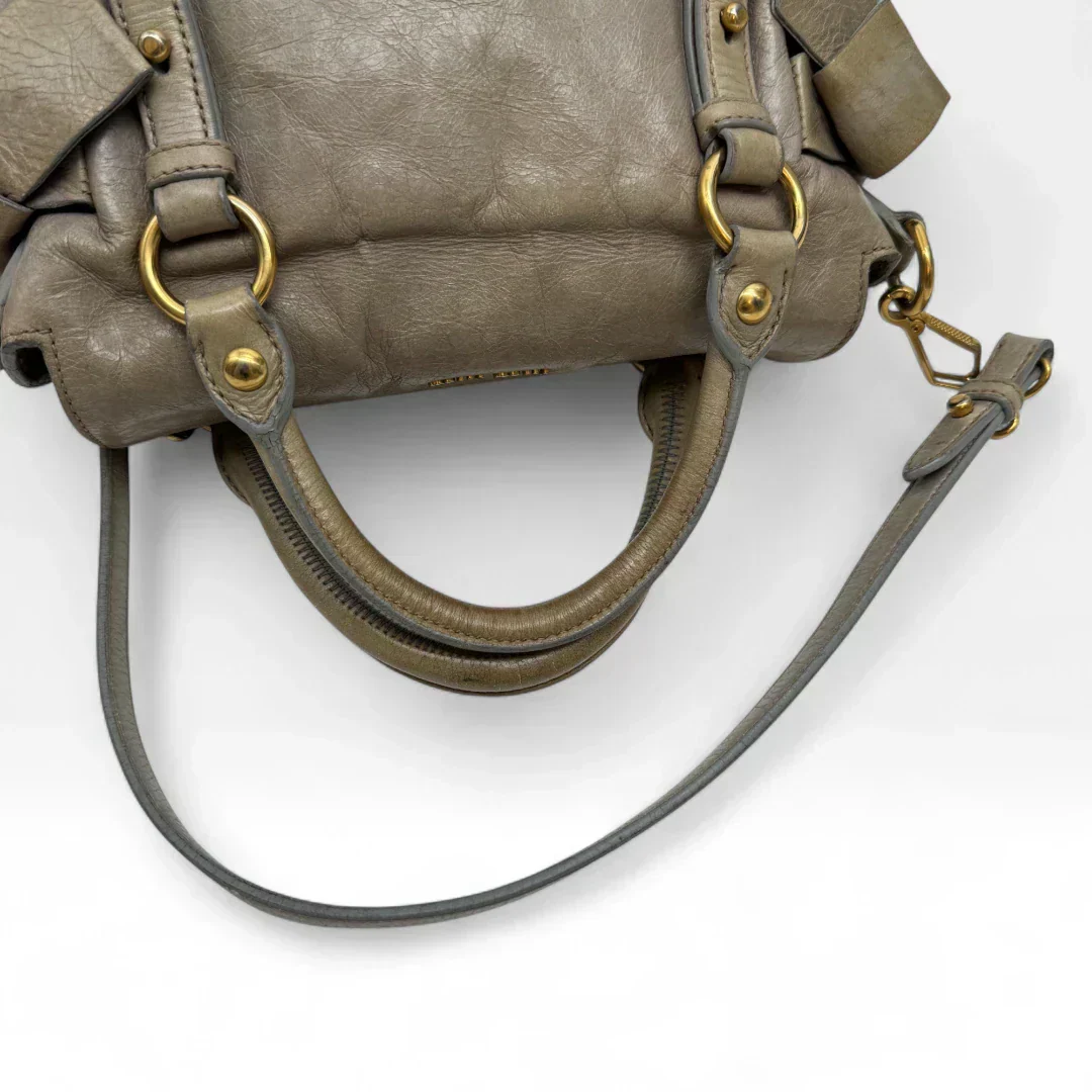 💎 Pre-owned Miu Miu handbag Vitello Satchel small 💎