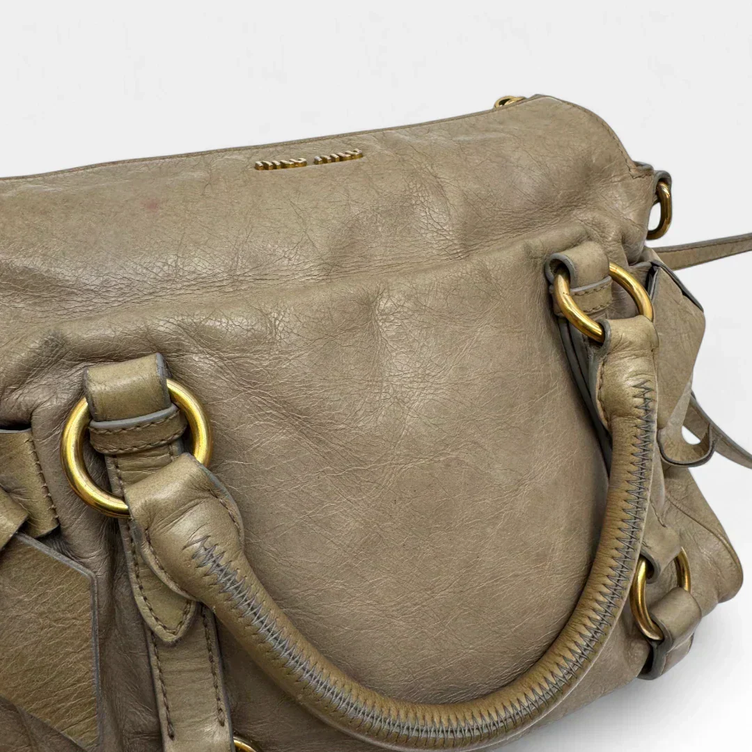 💎 Pre-owned Miu Miu handbag Vitello Satchel small 💎