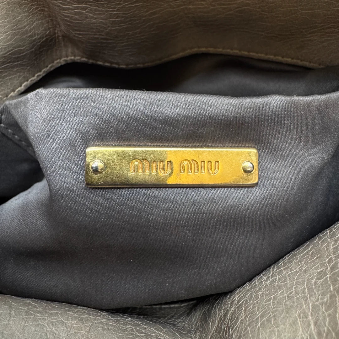 💎 Pre-owned Miu Miu handbag Vitello Satchel small 💎