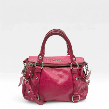 Miu Miu handbag Vitello Satchel small pink