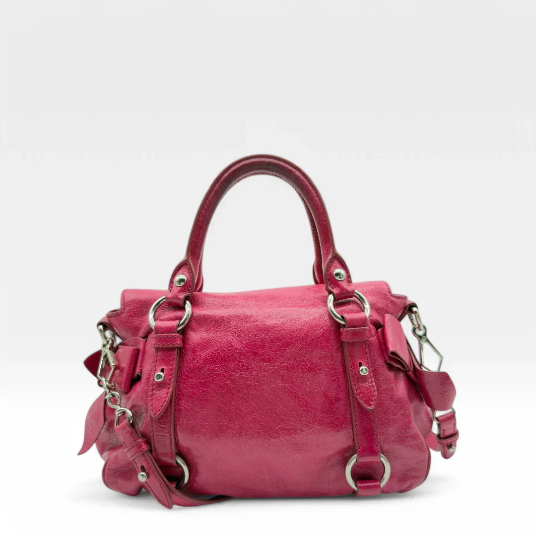 Miu Miu handbag Vitello Satchel small pink
