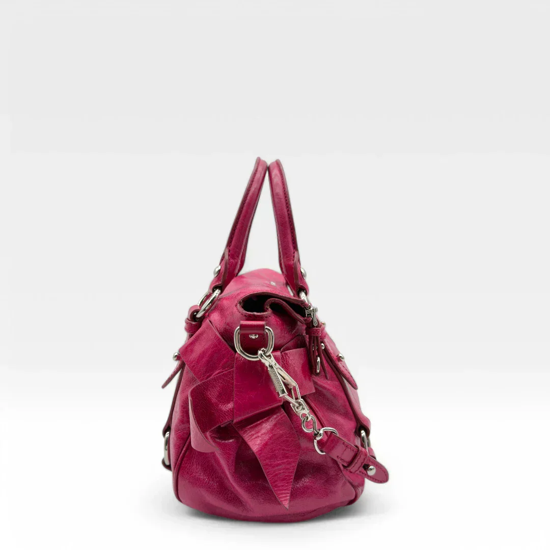 Miu Miu handbag Vitello Satchel small pink