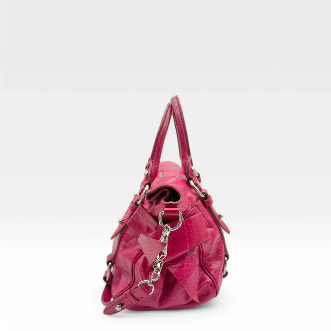 Miu Miu handbag Vitello Satchel small pink