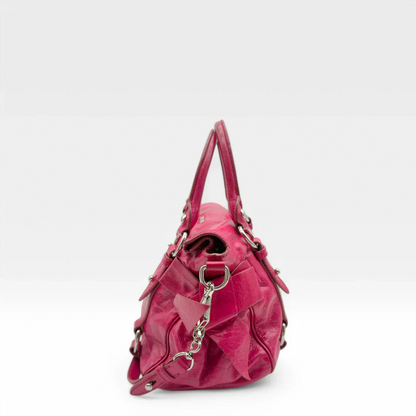 Miu Miu handbag Vitello Satchel small pink