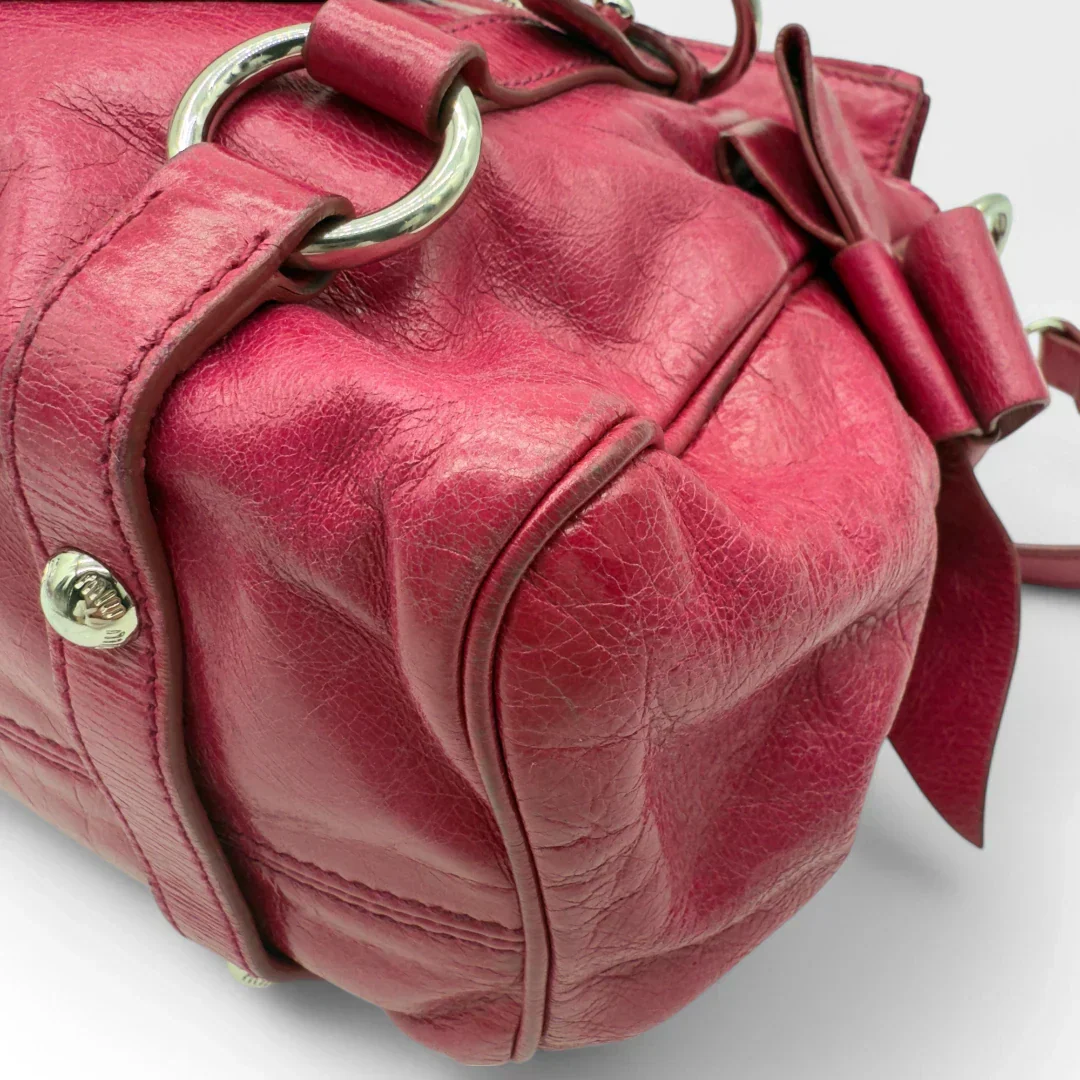 Miu Miu handbag Vitello Satchel small pink