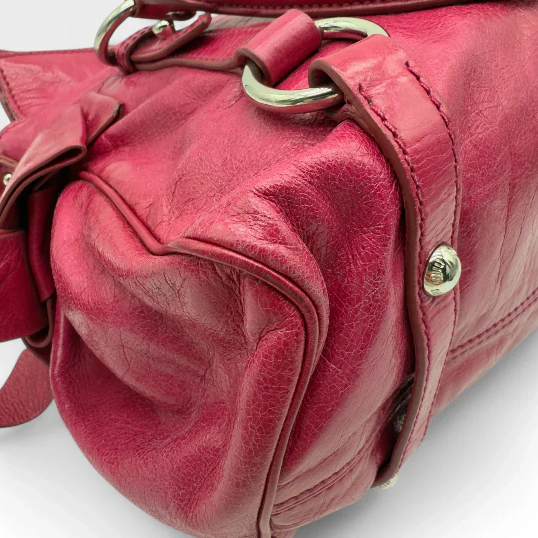Miu Miu handbag Vitello Satchel small pink
