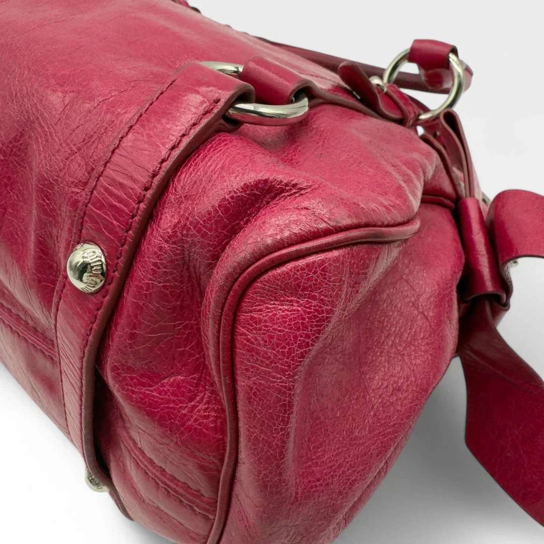 Miu Miu handbag Vitello Satchel small pink