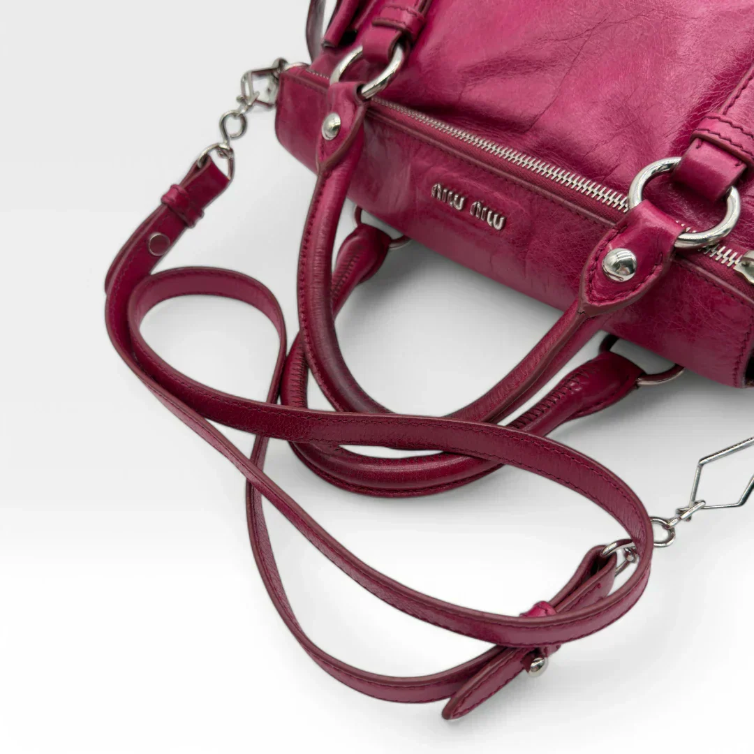Miu Miu handbag Vitello Satchel small pink
