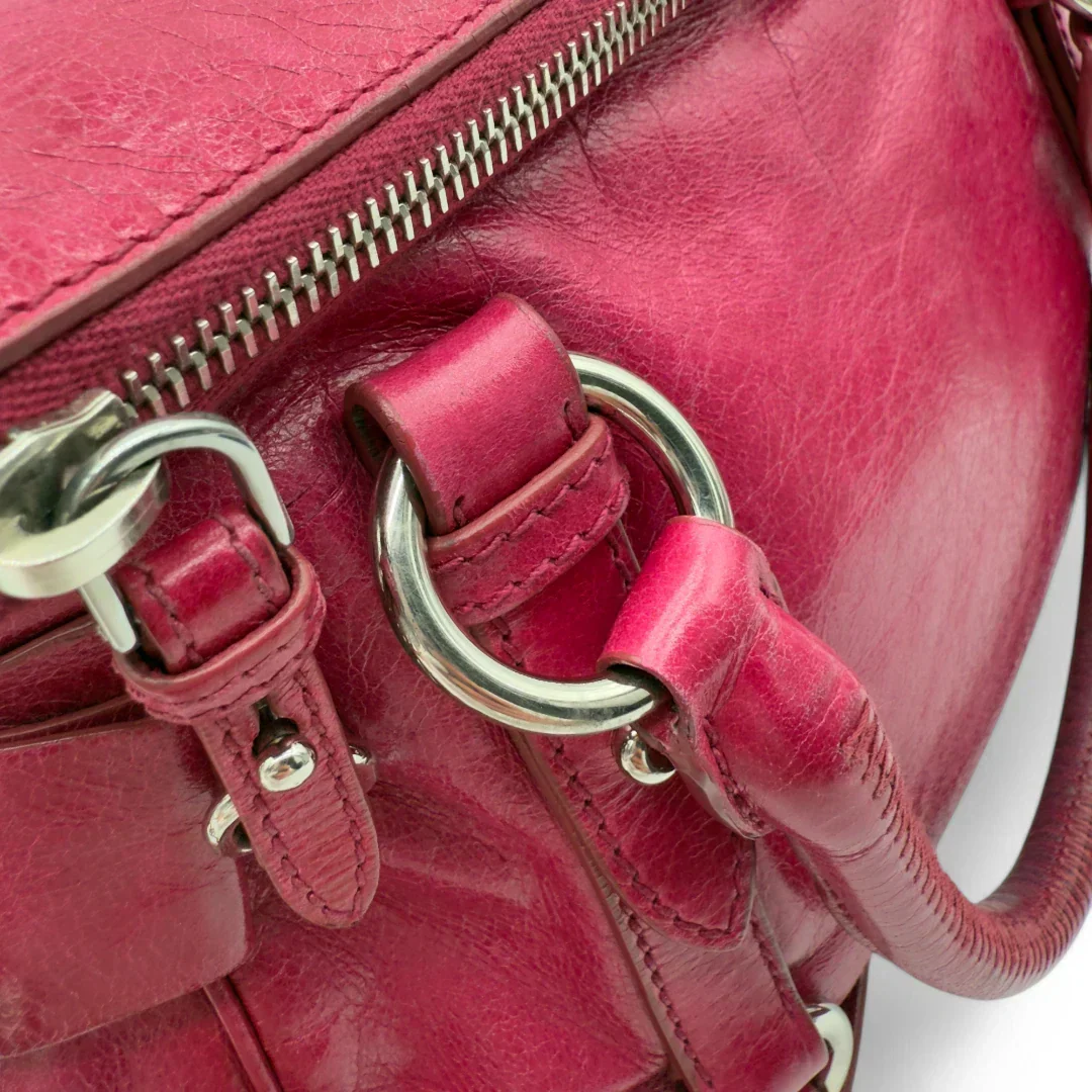 Miu Miu handbag Vitello Satchel small pink