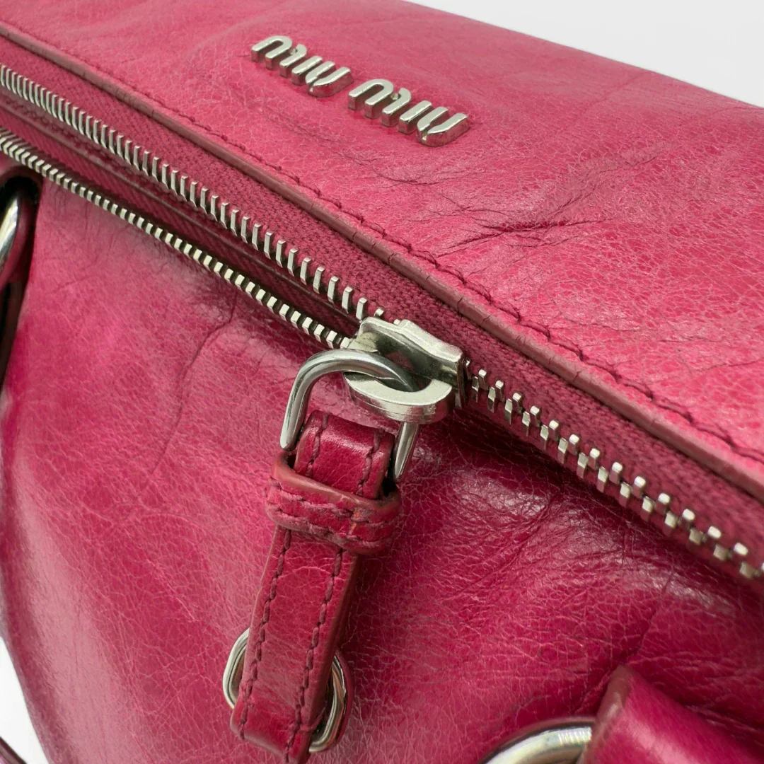 Miu Miu handbag Vitello Satchel small pink