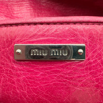 Miu Miu handbag Vitello Satchel small pink