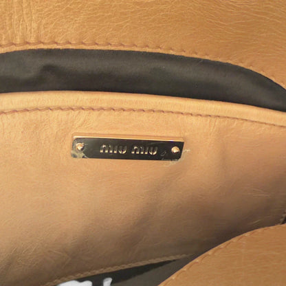 Miu Miu handbag Vitello Satchel small in pink