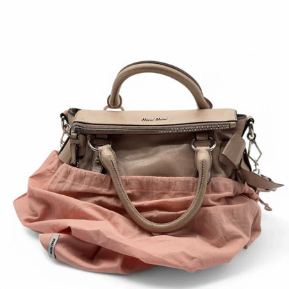 Miu Miu handbag Vitello Satchel small in pink