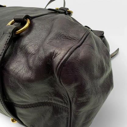 💎 Pre-owned Miu Miu handbag Vitello Satchel purple 💎