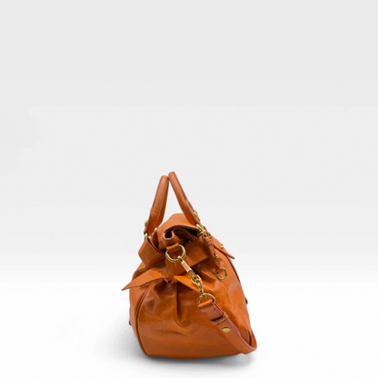 Miu Miu handbag Vitello Satchel orange
