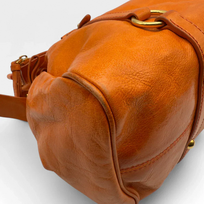 Miu Miu handbag Vitello Satchel orange