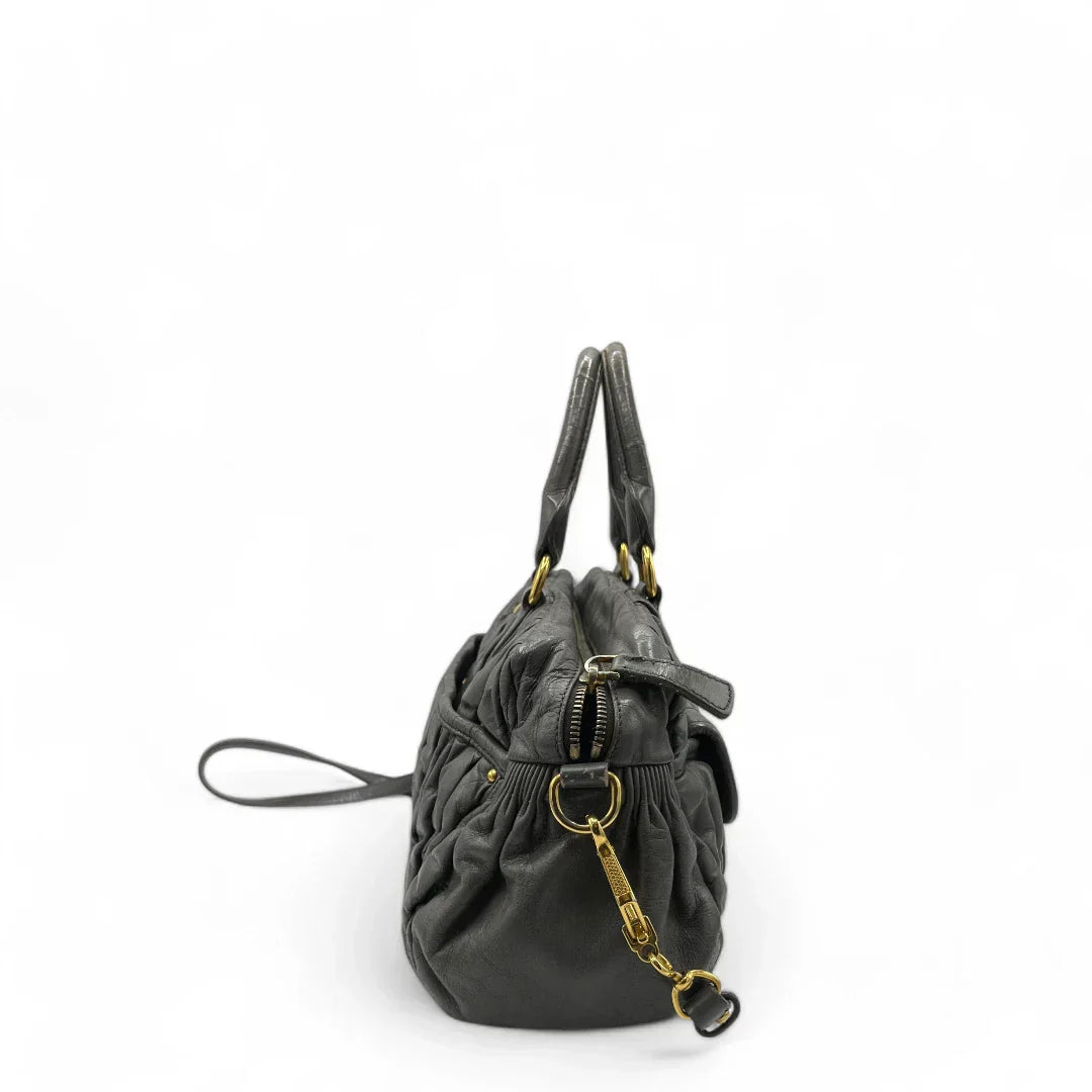 Miu Miu handbag elongated grey