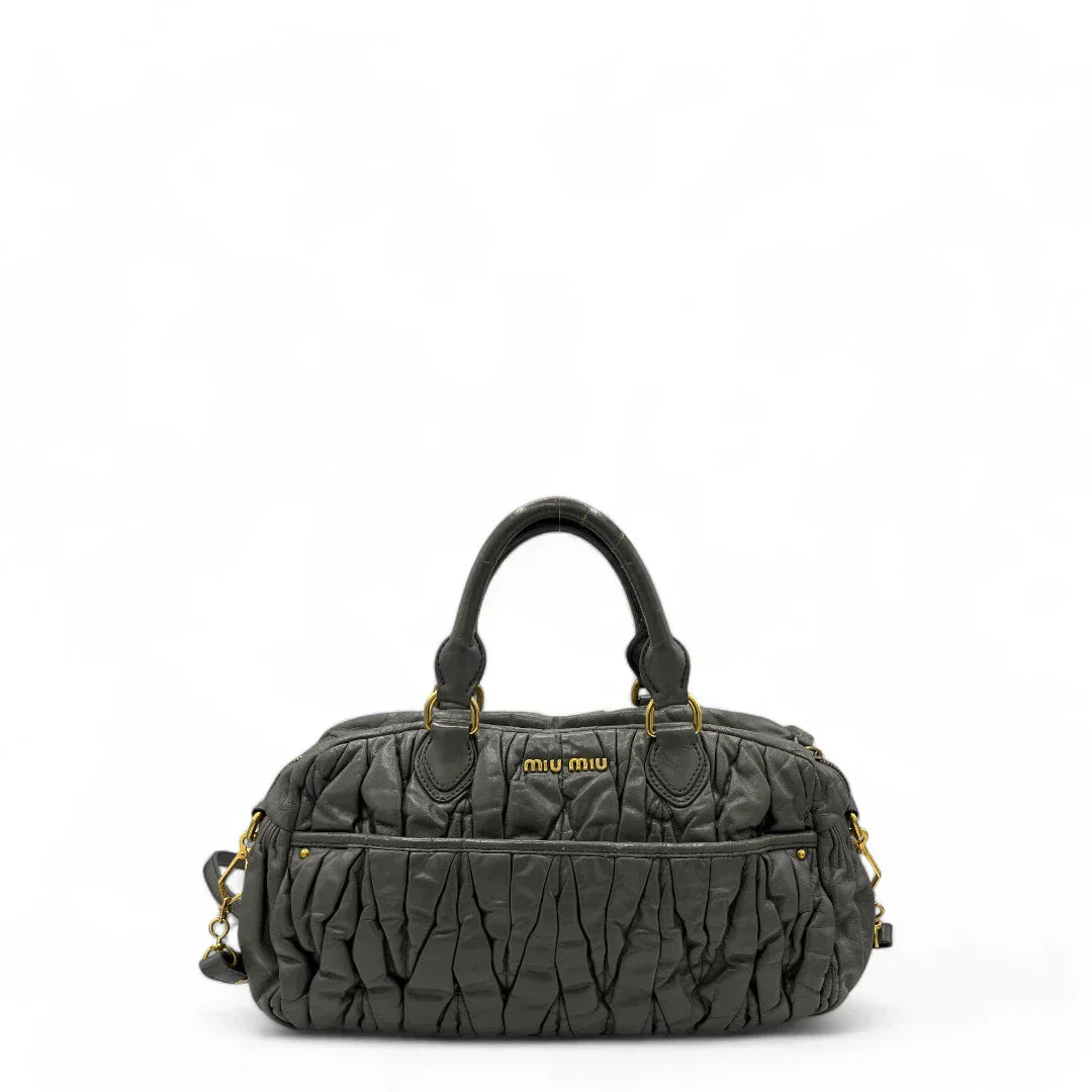 Miu Miu handbag elongated grey