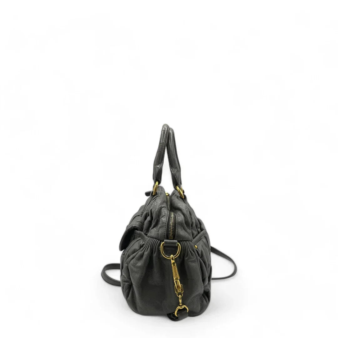 Miu Miu handbag elongated grey
